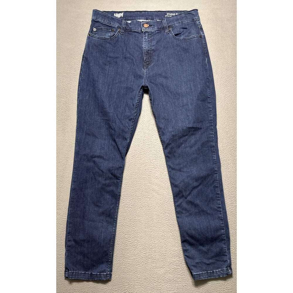 Mugsy Jeans Studio Blues Mens Sz 36x30 (32x29) Dark Wash Stretch Comfort FLX3NSB